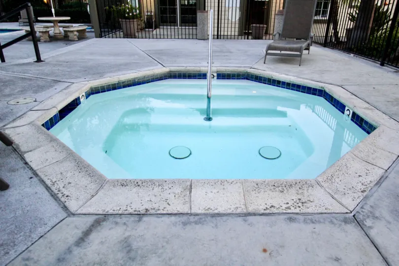 Good sized childrens pool or soaking pool with ample deck space in Sienna Hills