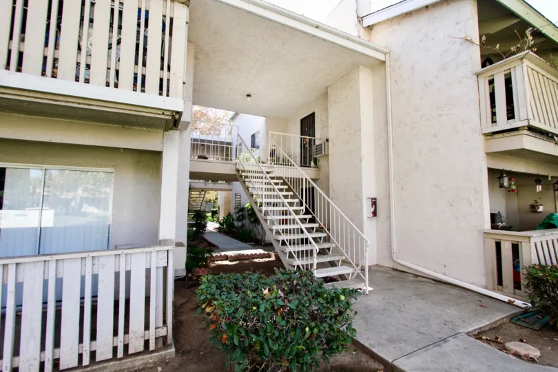 Two story housing building at Sun Mountain Springs in Escondido California