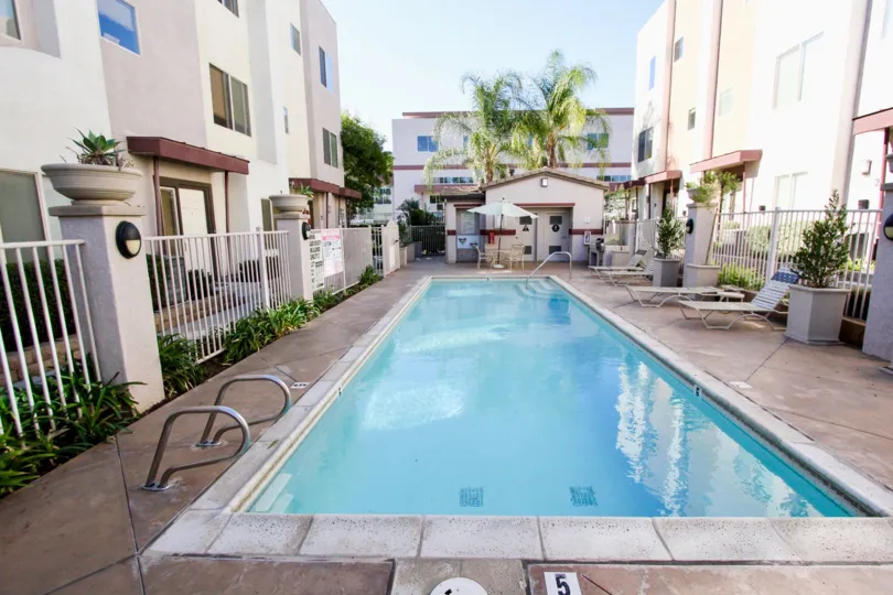 Unbeatable view of  Swimming pool area at Urbana at Citracado Village, Escondido, California