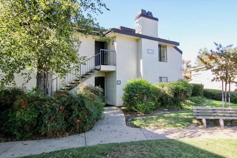 Vermont Villas , Escondido , California, white building, trees