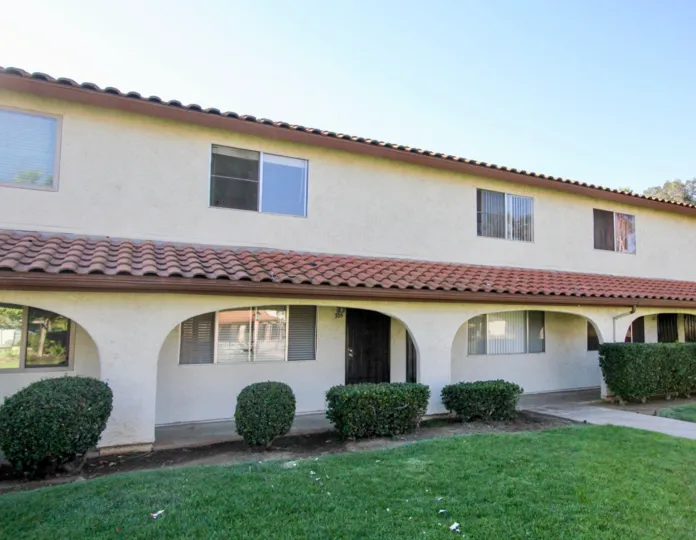 The rooftop view of Villa Espanas complex in Escondido CA