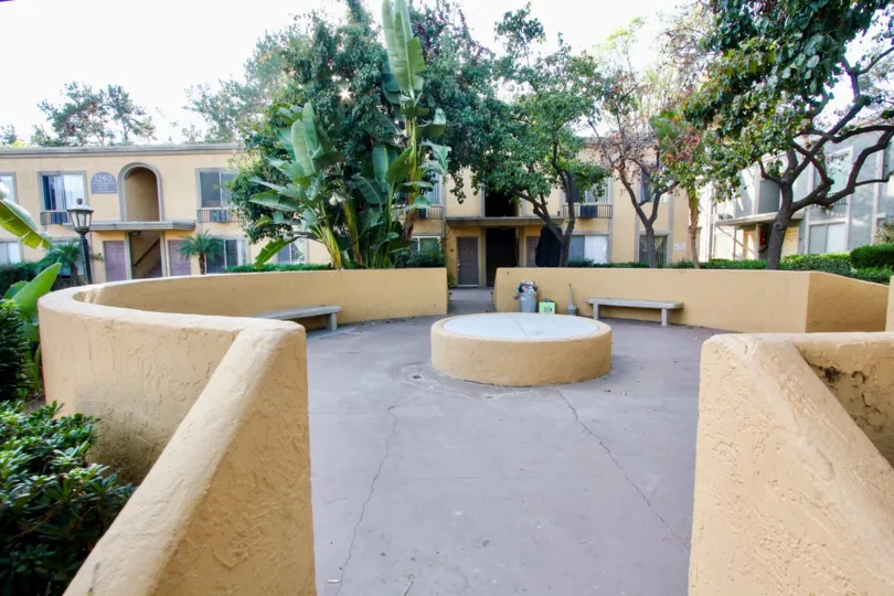 Courtyard at the Villa La Paz located in Escondido, California