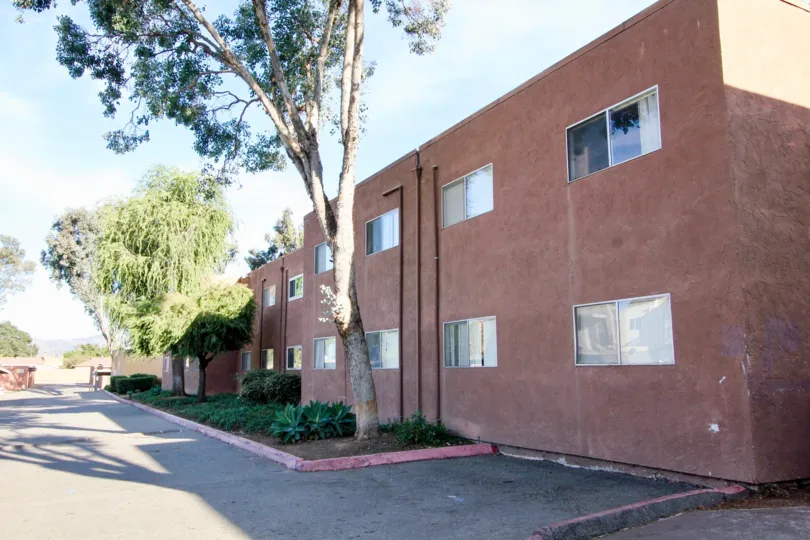 Back view of building at Villa La Paz, Escondido, California