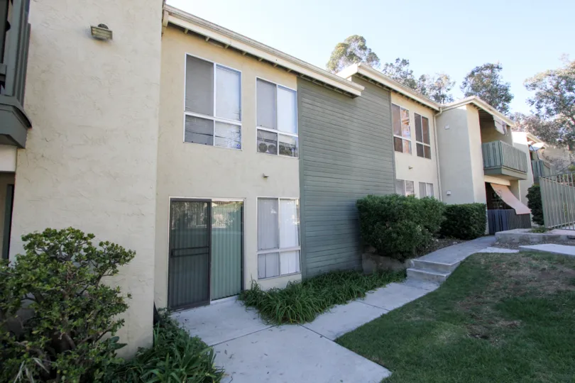 Village Green , Escondido  ,: California, old building,lawn
