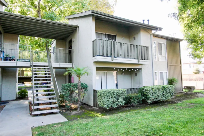 Two story housing with yard at White Oak Estates in Escondido California