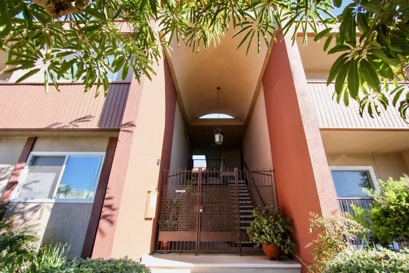 Excellent entrance view with trees and garden of villa in 3769 1st Ave of Hillcrest