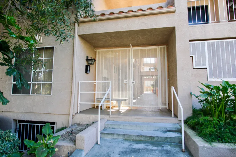 Beautiful Entrance view with steps and gate with garden in Arbor Woods of Hillcrest