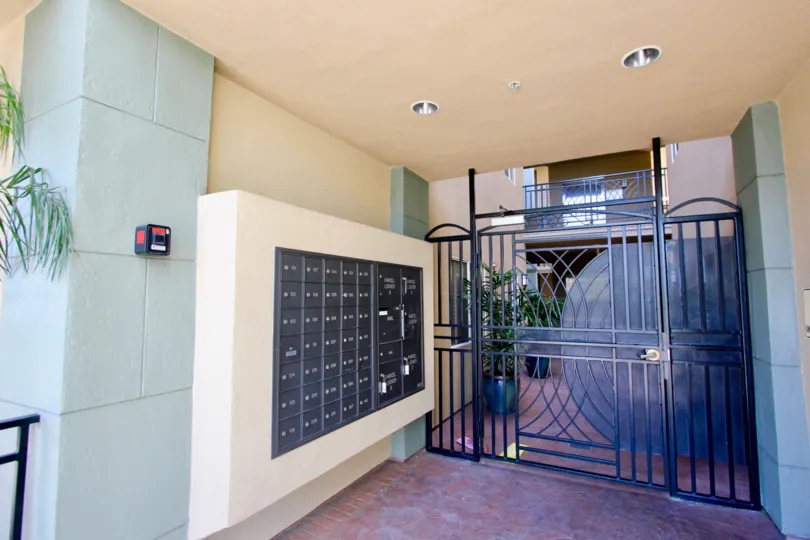 Awesome view of entrance gate with modern infrastructure in Centre Court Condominiums of Hillcrest