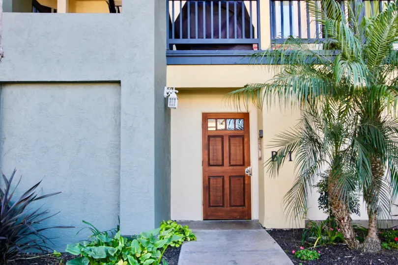 Home entrance at Ocean Terrace in Imperial Beach California