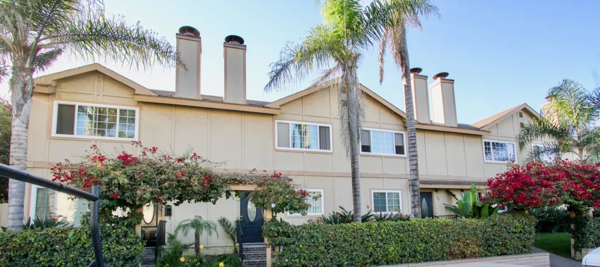 A sunny day with clear skies at the Imperial Beach condos.