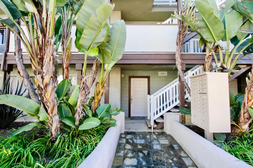 Walkway to residence at On Seacoast in Imperial Beach CA