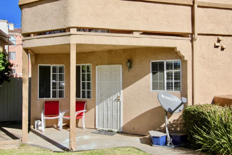Residence with white screen door at Playa Florest in Imperial Beach California