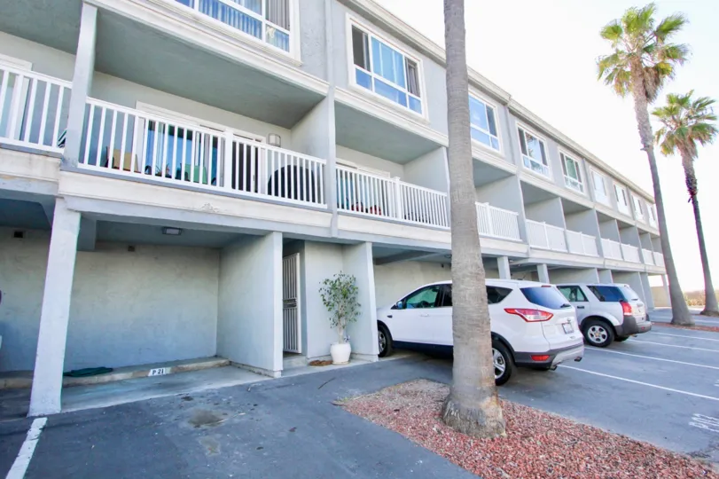 Three story residence near parking at Sea Village in Imperial Beach CA