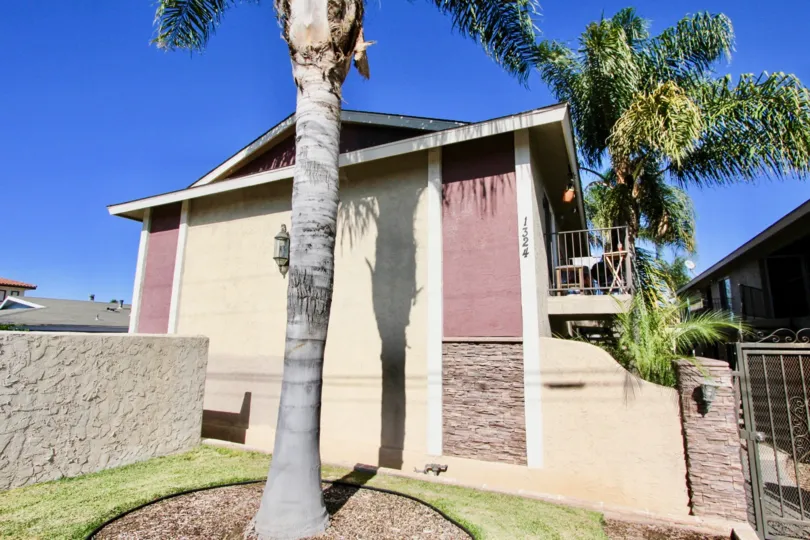 Seabreeze Gardens at Imperial Beach, California has a lot of pine trees to show for.