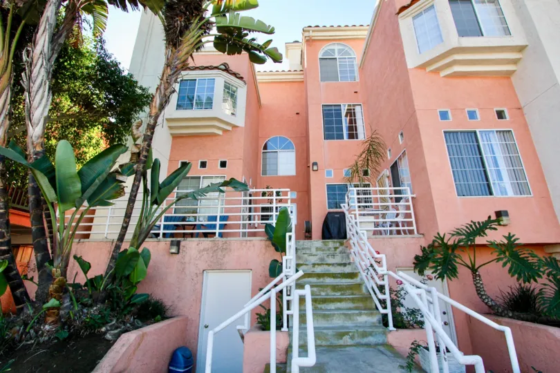 Three story residential units at Seaside Villas in Imperial Beach California