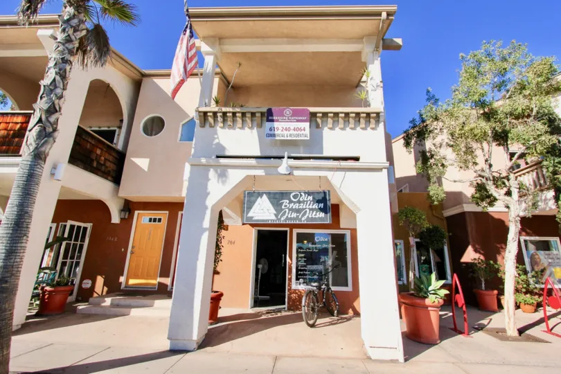 Two story structure with a store at it's base at Shopkeeper at the Beach in Imperial Beach CA