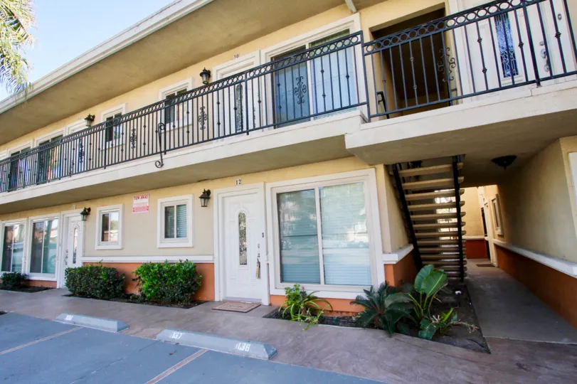 Whitecolor building in California State in Community of South Coronado Shores in city of Imperial Beach during daytime with blue sky