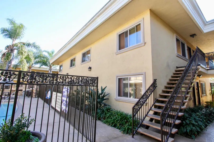 Stairway at residence in Tapestry, Imperial Beach CA