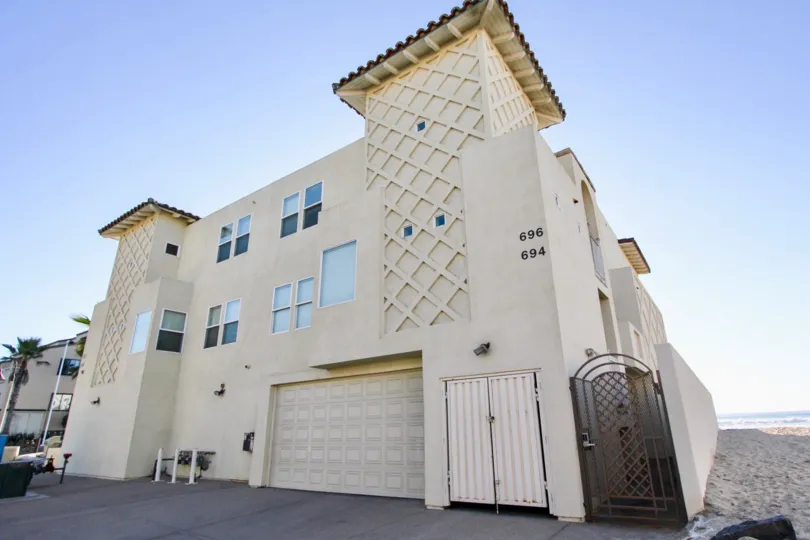 three story units with large garage inside Wavecrest in Imperial Beach CA