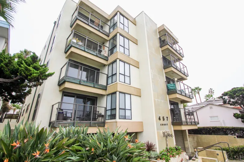 The outside area of 457 Coast is very attracive with garden