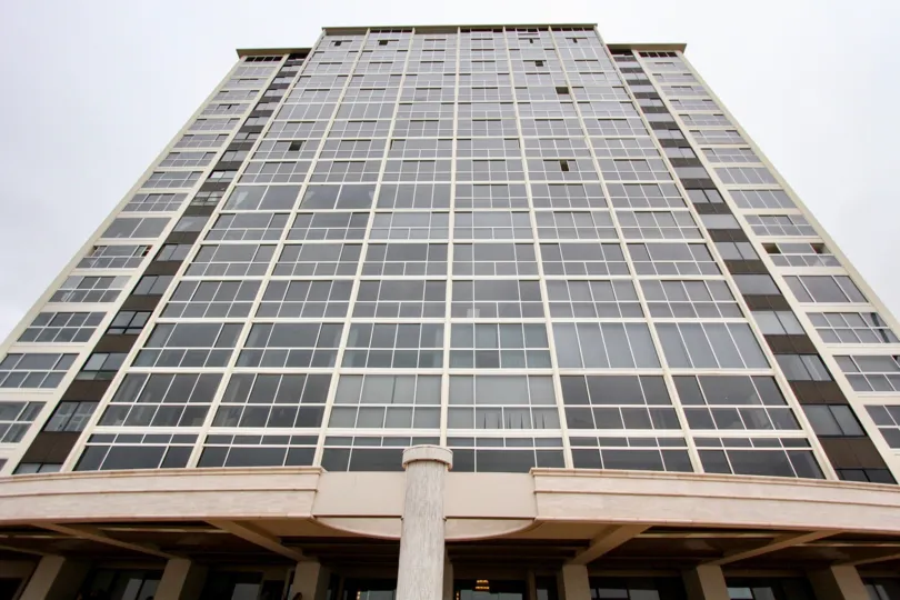 The outside area of 939 Coast is very large in size and height