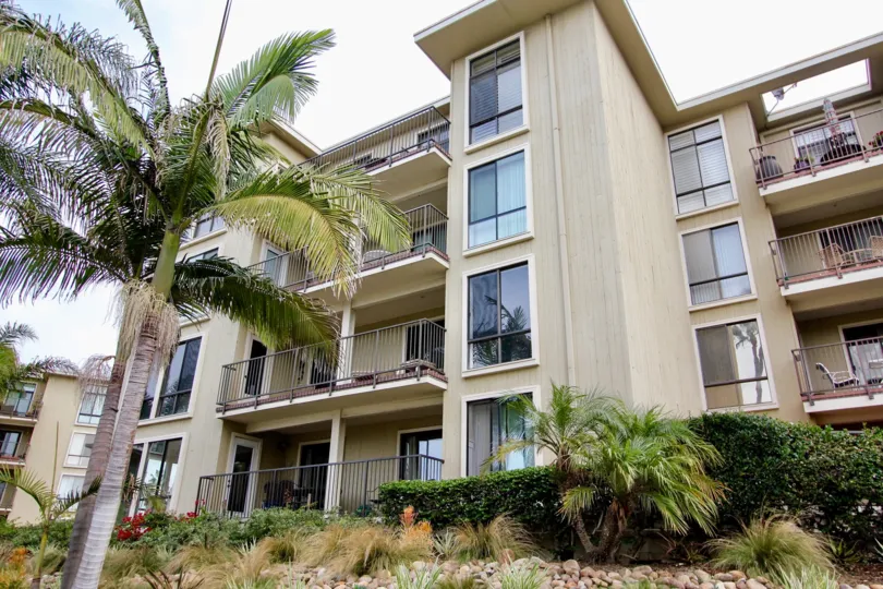 Four story condo town homes inside Clubdoniniums in La Jolla CA