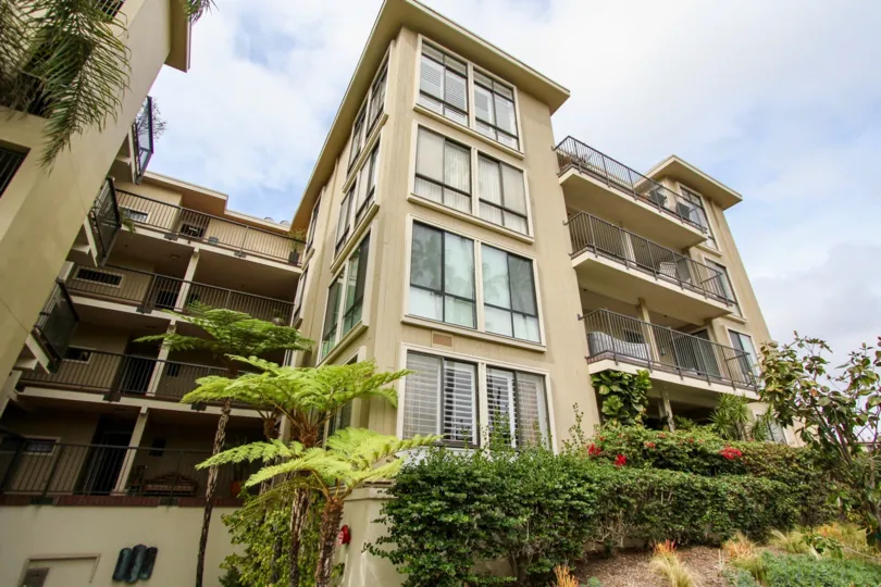 Five story condo high-rise inside Clubdoniniums at La Jolla CA