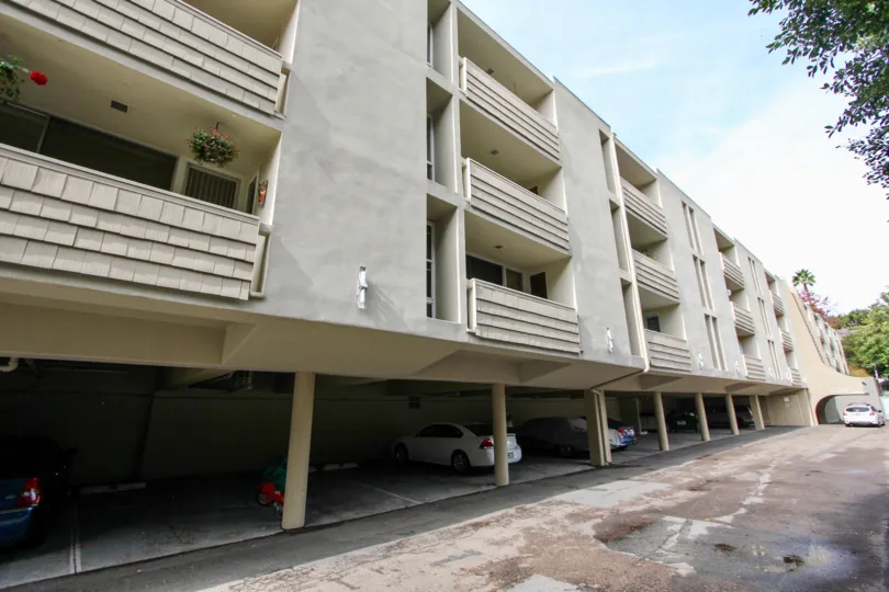 Four story residences with attached parking inside La Jolla Estates in La Jolla CA