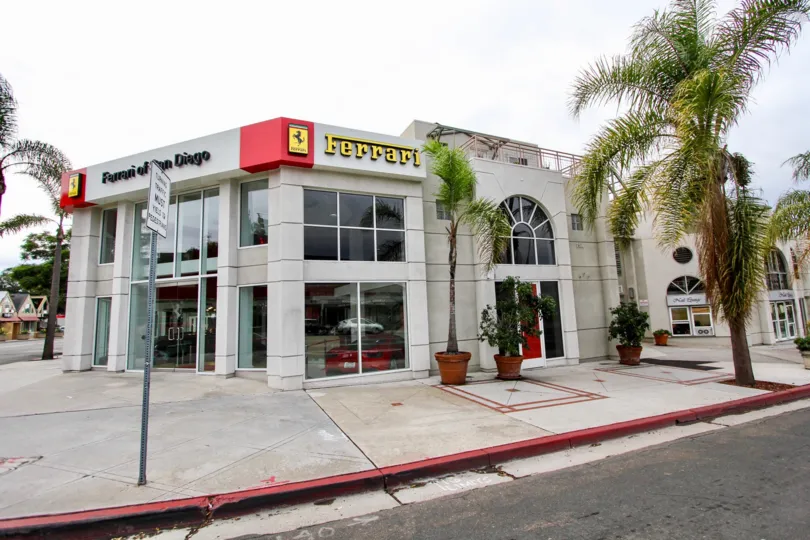 A Ferrari market place in la Jolla San Diego California