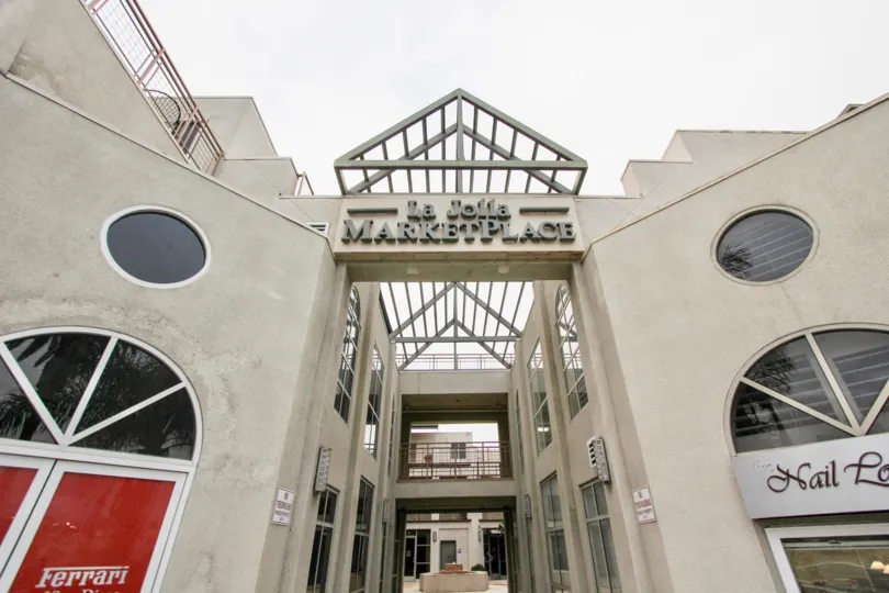 La Jolla Market Place building is very large in size and very attractive