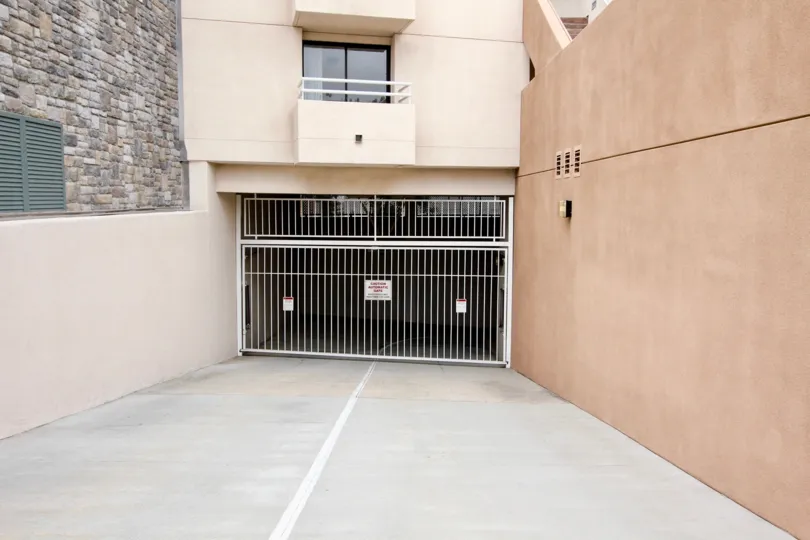 Gated parking inside residence within La Jolla Promenade in La Jolla CA