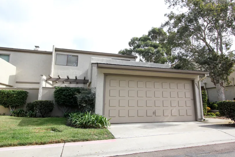 Garage and front of house located in La Jolla Shores Heights in La Jolla, California.