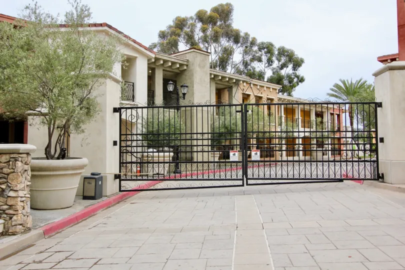 A large residence that has a gate at entrance in Montefaro community.