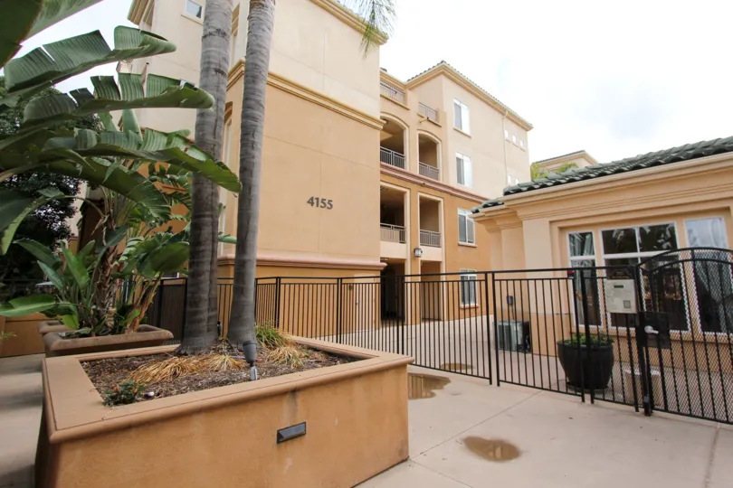 Four story brown residential condos at Regents La Jolla in La Jolla California