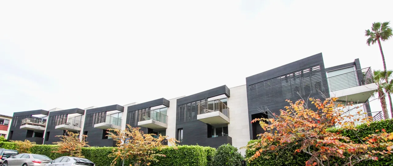 Set of residential compounds inside Six by Sebastian Mariscal in La Jolla CA