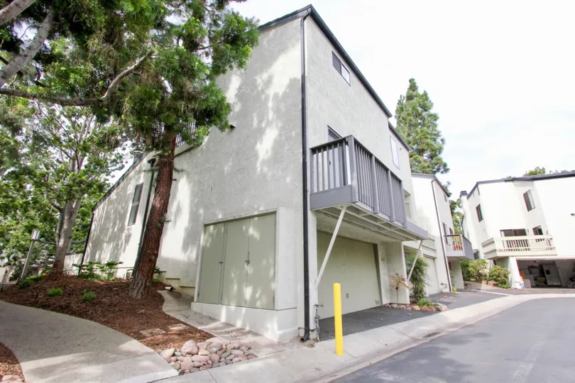 Utility entrance on the side of a building in Woodlands in La Jolla CA