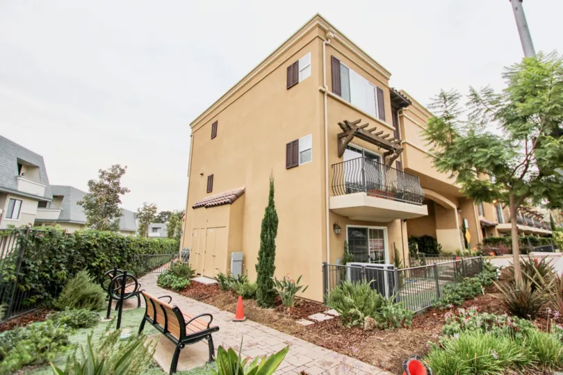 Three story town homes inside the Ziani community in La Jolla CA
