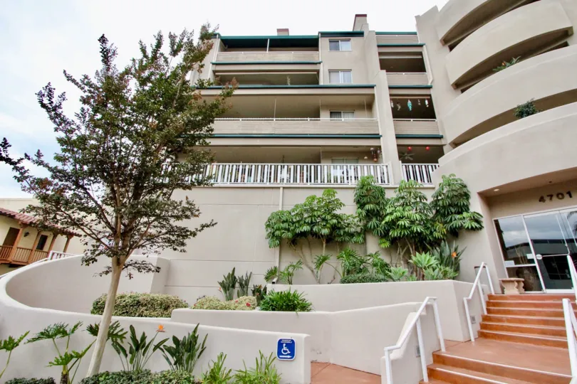 La Mesa Village Plaza La Mesa California large house with apartments and road for invalids