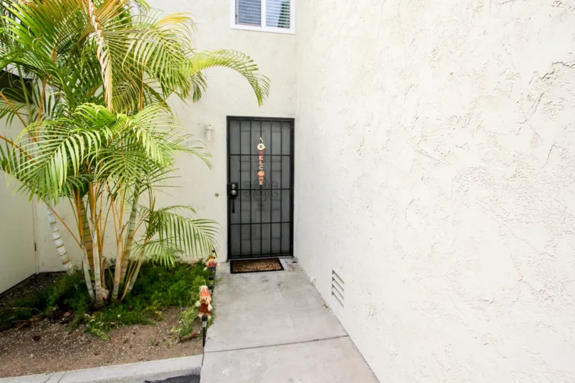 the front side of Murray Hill with narrow entry and plant outside