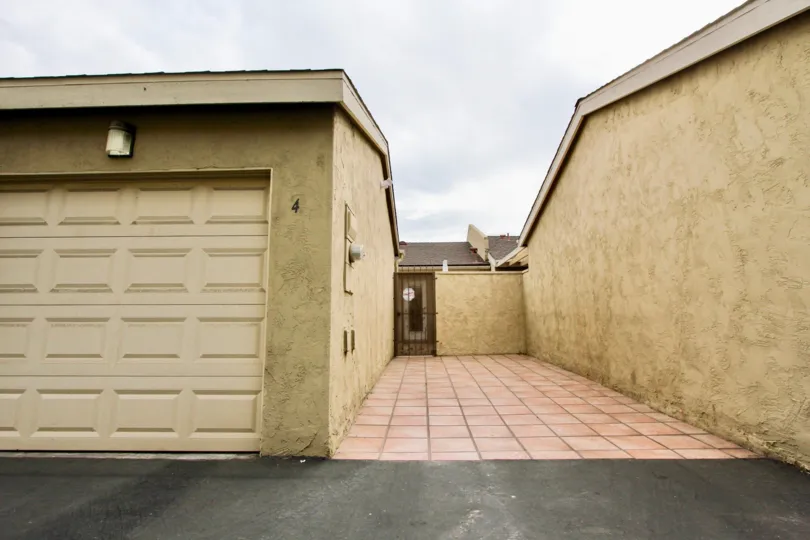 A view of parking place in a villa of Parkway Villas in La Mesa