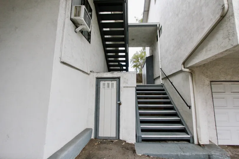 California La Mesa Windsor Chalet two houses with stairs and air conditioning