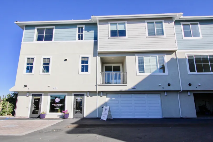 Aura  ,: Mira Mesa  , California, elegant, off white building