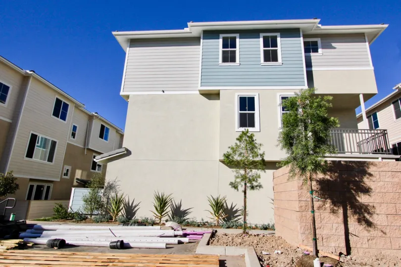 A sunny day in Aura area with House surrounded with trees and spacious area in Mira Mesa City