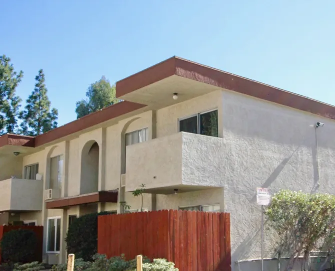 Carroll Canyon Gardens, Mira Mesa  , California, off white building, neat