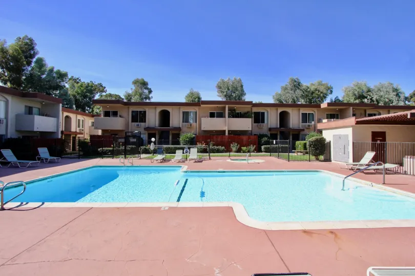 Carroll Canyon Gardens Swimming Pool View, Mira Mesa,California