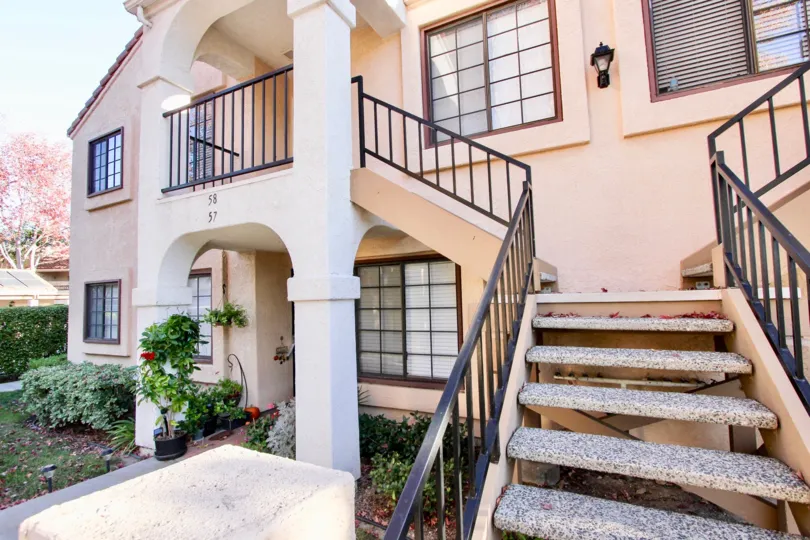 Entry stair way of High Ridge Community, Mira Mesa, CA
