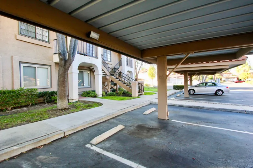 Covered parking at High Ridge in Mira Mesa California