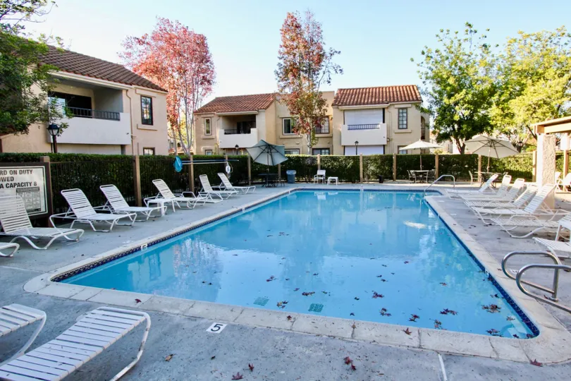 Swimming Pool Area of High ridge Community, Mira Mesa, California