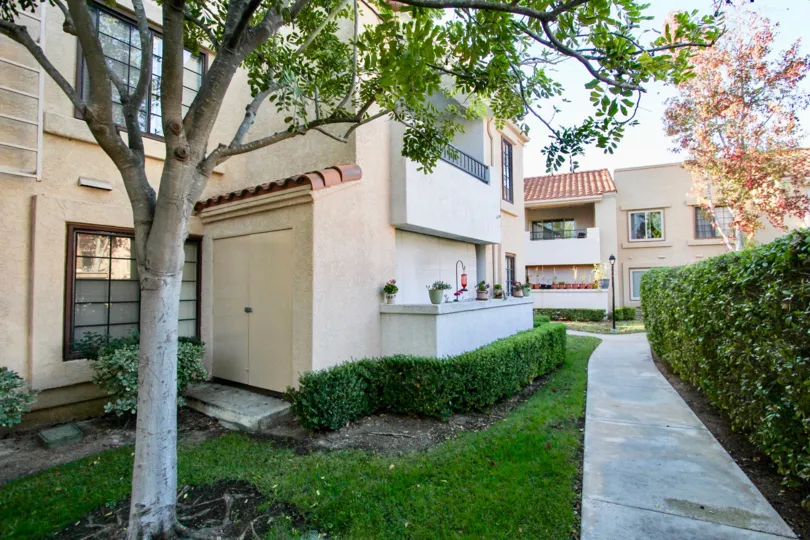High Ridge Two-Story Building with Landscaping Mira Mesa California