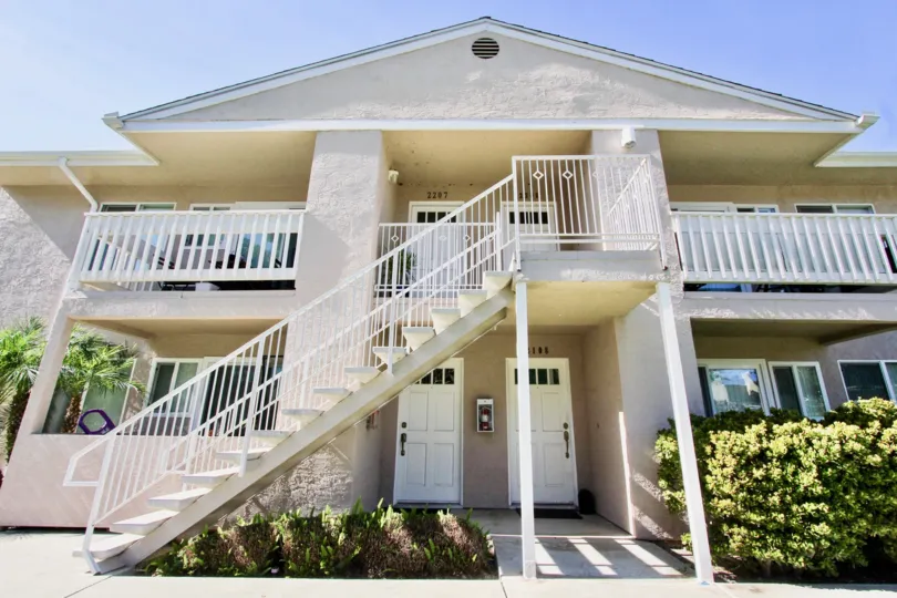 Beautiful House with staircase and having two entrance doors with garden in Mirabella Point of Mira Mesa